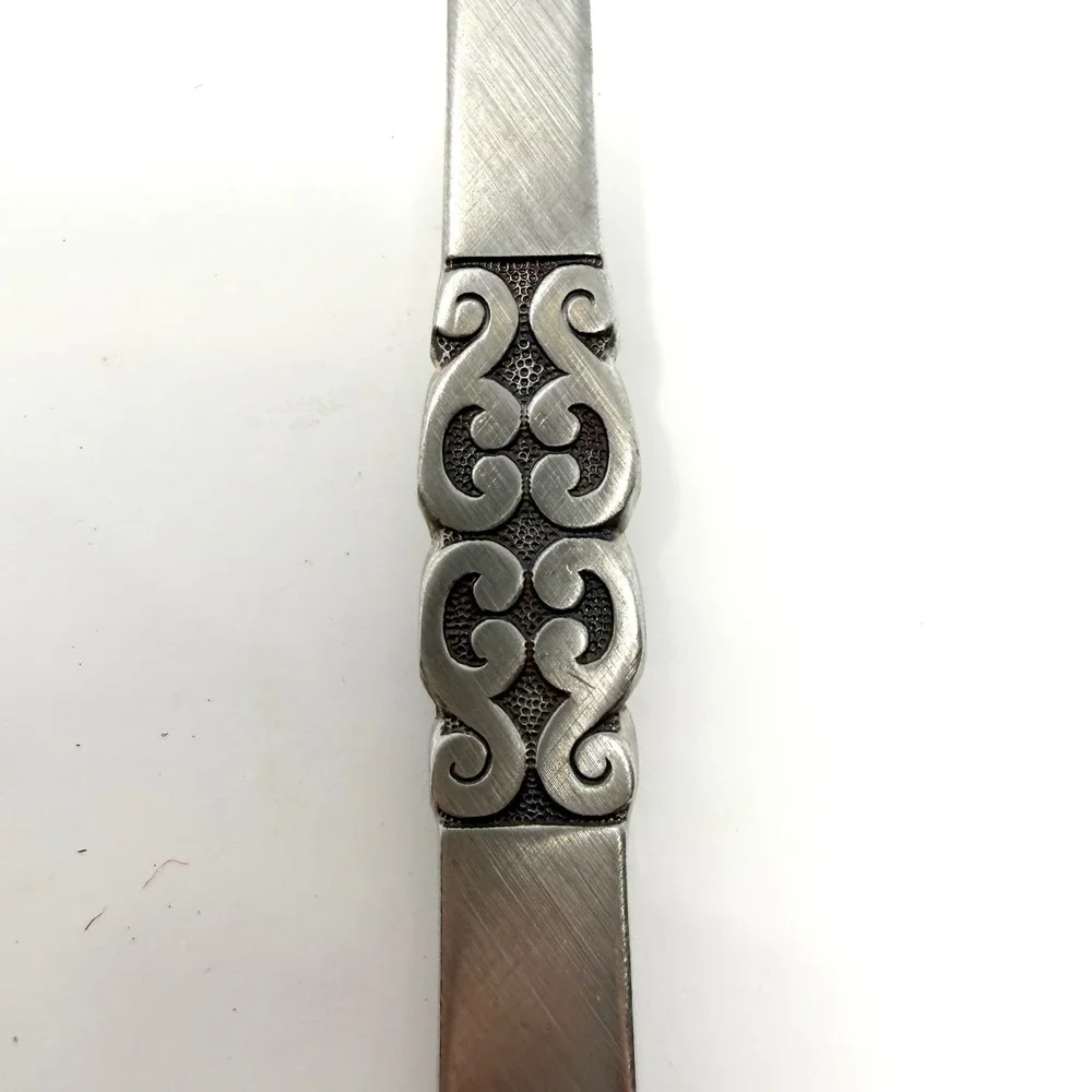 International Stainless Deluxe Danish Scroll Salad Serving Set Fork Spoon‎